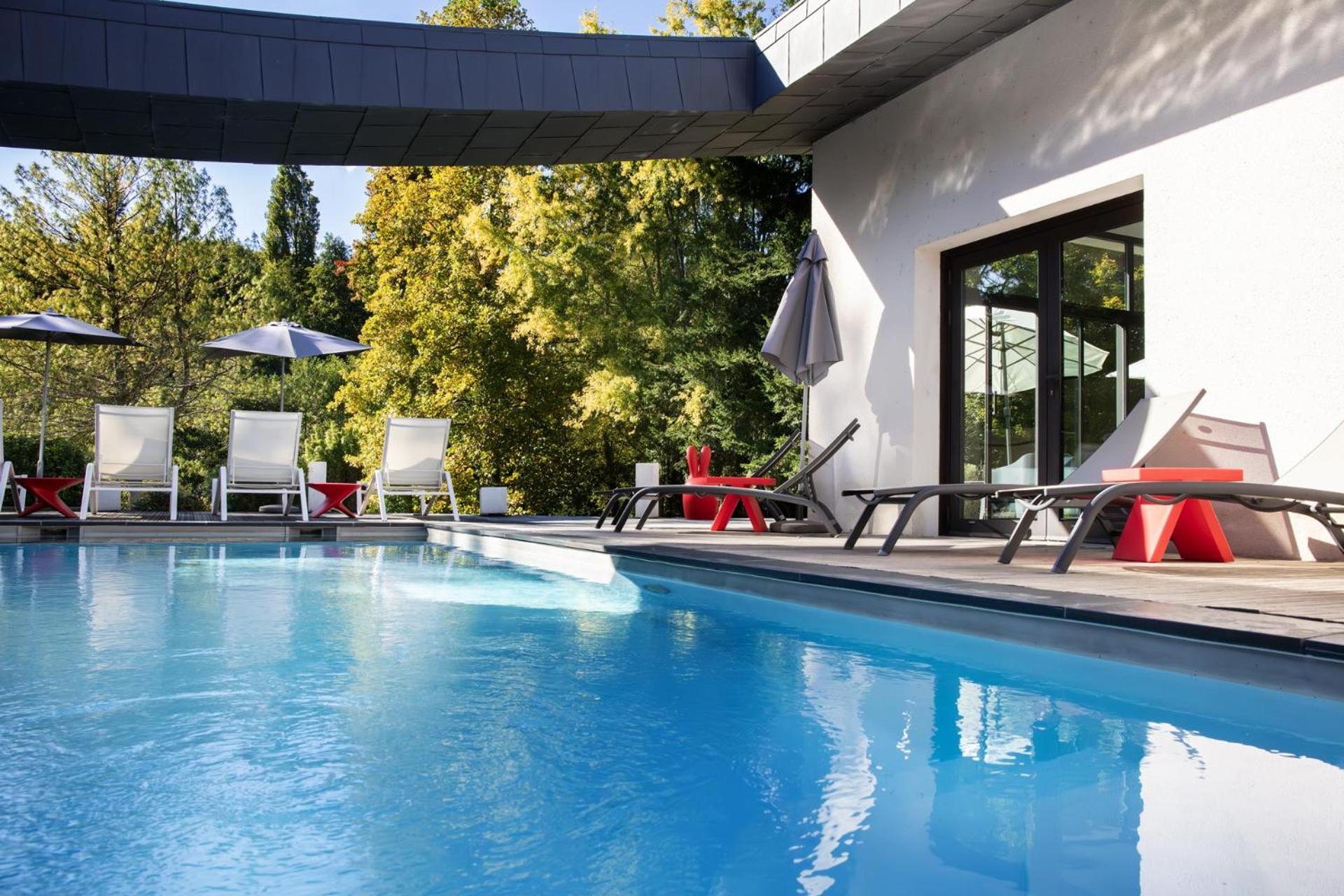 L'Aubiniere Hotel Restaurant & Spa Saint-Ouen-les-Vignes Kültér fotó