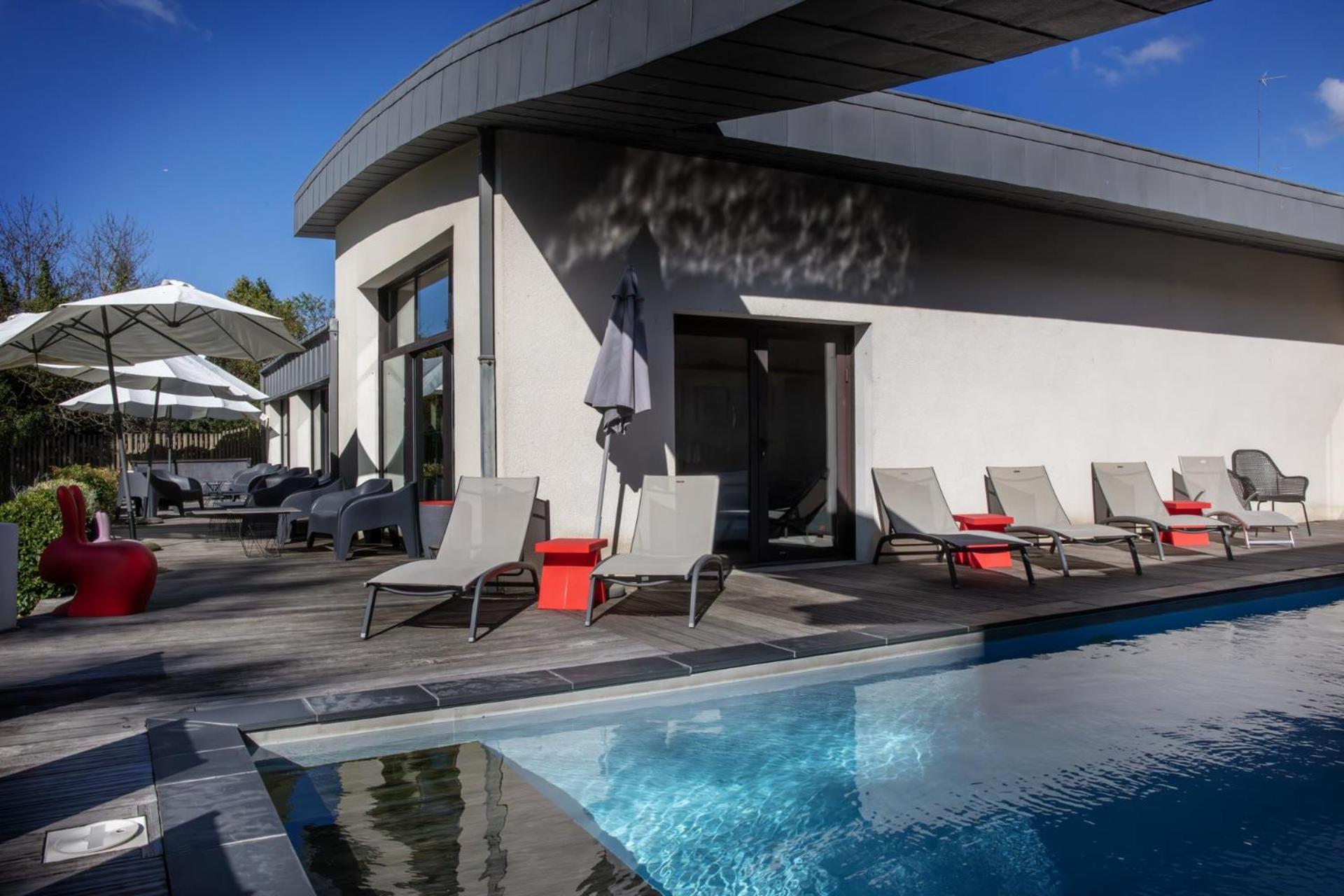 L'Aubiniere Hotel Restaurant & Spa Saint-Ouen-les-Vignes Kültér fotó